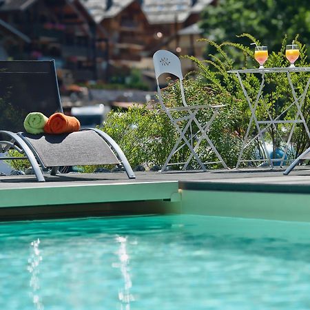 Hotel-Chalet Les Ecureuils Restaurant, Piscine, Jardin Garage Le Grand-Bornand Zewnętrze zdjęcie