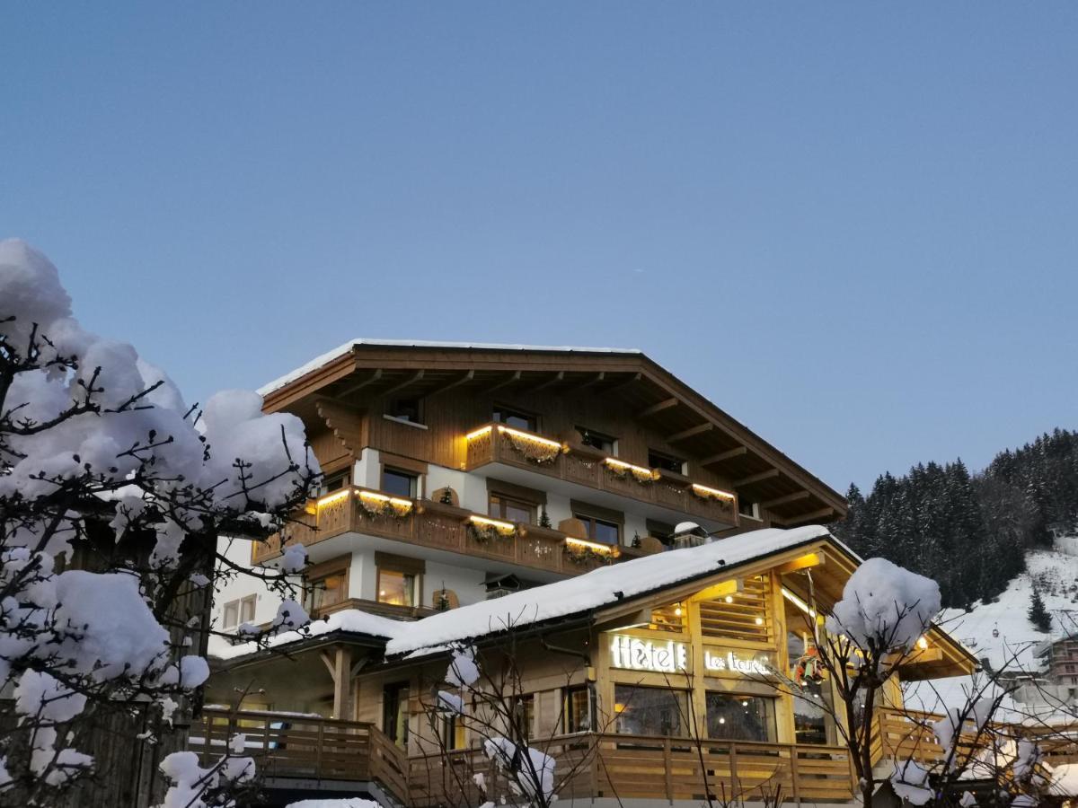 Hotel-Chalet Les Ecureuils Restaurant, Piscine, Garage Le Grand-Bornand Zewnętrze zdjęcie