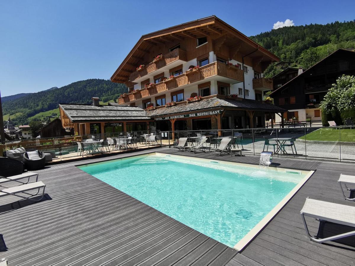 Hotel-Chalet Les Ecureuils Restaurant, Piscine, Garage Le Grand-Bornand Zewnętrze zdjęcie