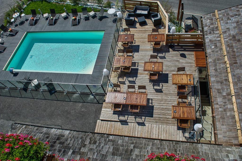 Hotel-Chalet Les Ecureuils Restaurant, Piscine, Garage Le Grand-Bornand Zewnętrze zdjęcie